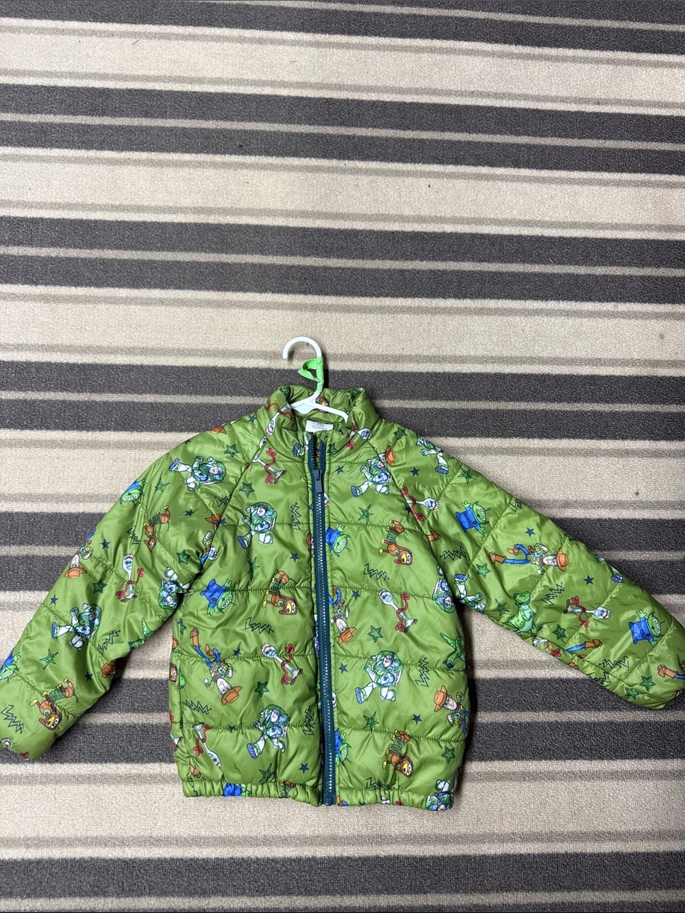 Disney Green Toy Story Puffer Jacket